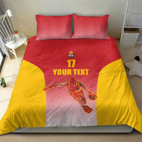 Custom Espana Basketball Spain Bedding Set Baloncesto Come on La Roja Red Style