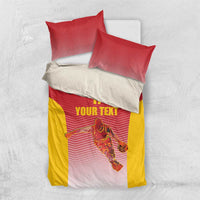 Custom Espana Basketball Spain Bedding Set Baloncesto Come on La Roja Red Style