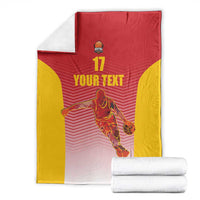 Custom Espana Basketball Spain Blanket Baloncesto Come on La Roja Red Style