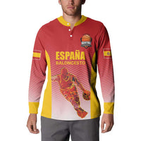 Custom Espana Basketball Spain Button Sweatshirt Baloncesto Come on La Roja Red Style