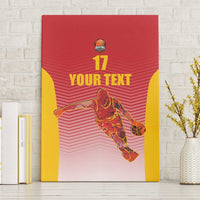 Custom Espana Basketball Spain Canvas Wall Art Baloncesto Come on La Roja Red Style