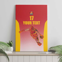 Custom Espana Basketball Spain Canvas Wall Art Baloncesto Come on La Roja Red Style