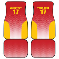 Custom Espana Basketball Spain Car Mats Baloncesto Come on La Roja Red Style
