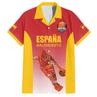 Custom Espana Basketball Spain Family Matching Long Sleeve Bodycon Dress and Hawaiian Shirt Baloncesto Come on La Roja Red Style