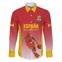 Custom Espana Basketball Spain Family Matching Puletasi and Hawaiian Shirt Baloncesto Come on La Roja Red Style