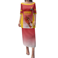 Custom Espana Basketball Spain Family Matching Puletasi and Hawaiian Shirt Baloncesto Come on La Roja Red Style