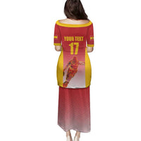 Custom Espana Basketball Spain Family Matching Puletasi and Hawaiian Shirt Baloncesto Come on La Roja Red Style