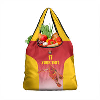 Custom Espana Basketball Spain Grocery Bag Baloncesto Come on La Roja Red Style