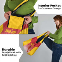 Custom Espana Basketball Spain Grocery Bag Baloncesto Come on La Roja Red Style