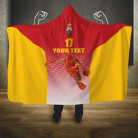 Custom Espana Basketball Spain Hooded Blanket Baloncesto Come on La Roja Red Style