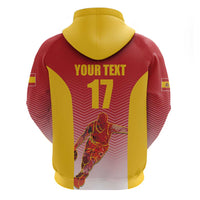 Custom Espana Basketball Spain Hoodie Baloncesto Come on La Roja Red Style