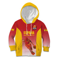 Custom Espana Basketball Spain Kid Hoodie Baloncesto Come on La Roja Red Style