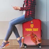 Custom Espana Basketball Spain Luggage Cover Baloncesto Come on La Roja Red Style