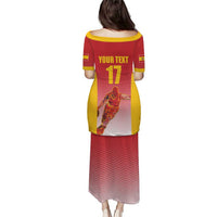 Custom Espana Basketball Spain Puletasi Baloncesto Come on La Roja Red Style