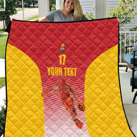 Custom Espana Basketball Spain Quilt Baloncesto Come on La Roja Red Style