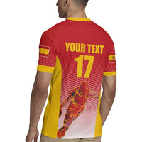 Custom Espana Basketball Spain Rugby Jersey Baloncesto Come on La Roja Red Style