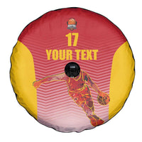 Custom Espana Basketball Spain Spare Tire Cover Baloncesto Come on La Roja Red Style