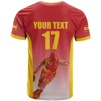 Custom Espana Basketball Spain T Shirt Baloncesto Come on La Roja Red Style