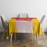 Custom Espana Basketball Spain Tablecloth Baloncesto Come on La Roja Red Style