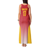 Custom Espana Basketball Spain Tank Maxi Dress Baloncesto Come on La Roja Red Style