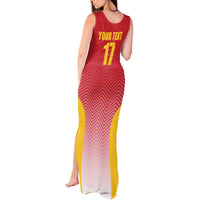 Custom Espana Basketball Spain Tank Maxi Dress Baloncesto Come on La Roja Red Style