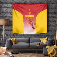 Custom Espana Basketball Spain Tapestry Baloncesto Come on La Roja Red Style