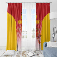 Custom Espana Basketball Spain Window Curtain Baloncesto Come on La Roja Red Style