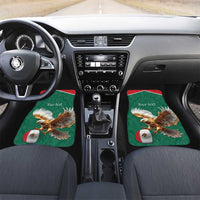 Personalized Viva Mexico Football Car Mats Mexican Eagle Mascot with Sporty Style
