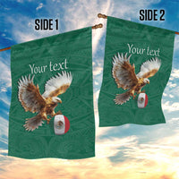 Personalized Viva Mexico Football Garden Flag Mexican Eagle Mascot with Sporty Style