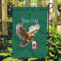 Personalized Viva Mexico Football Garden Flag Mexican Eagle Mascot with Sporty Style