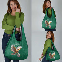 Personalized Viva Mexico Football Grocery Bag Mexican Eagle Mascot with Sporty Style