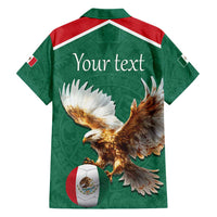 Personalized Viva Mexico Football Hawaiian Shirt Mexican Eagle Mascot with Sporty Style