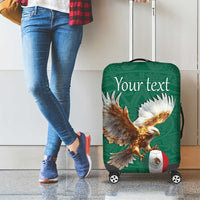 Personalized Viva Mexico Football Luggage Cover Mexican Eagle Mascot with Sporty Style