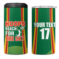 Custom Lithuania Basketball 4 in 1 Can Cooler Tumbler Hoops Reach For the Sky
