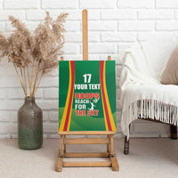 Custom Lithuania Basketball Canvas Wall Art Hoops Reach For the Sky