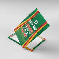 Custom Lithuania Basketball Canvas Wall Art Hoops Reach For the Sky