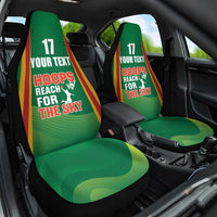 Custom Lithuania Basketball Car Seat Cover Hoops Reach For the Sky