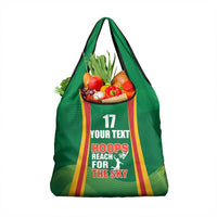 Custom Lithuania Basketball Grocery Bag Hoops Reach For the Sky