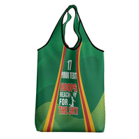 Custom Lithuania Basketball Grocery Bag Hoops Reach For the Sky
