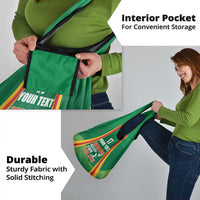 Custom Lithuania Basketball Grocery Bag Hoops Reach For the Sky