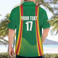 Custom Lithuania Basketball Hawaiian Shirt Hoops Reach For the Sky