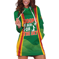 Custom Lithuania Basketball Hoodie Dress Hoops Reach For the Sky