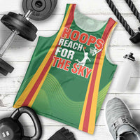 Custom Lithuania Basketball Men Tank Top Hoops Reach For the Sky