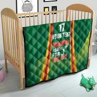 Custom Lithuania Basketball Quilt Hoops Reach For the Sky