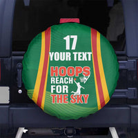 Custom Lithuania Basketball Spare Tire Cover Hoops Reach For the Sky