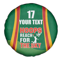 Custom Lithuania Basketball Spare Tire Cover Hoops Reach For the Sky
