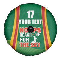 Custom Lithuania Basketball Spare Tire Cover Hoops Reach For the Sky