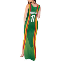 Custom Lithuania Basketball Tank Maxi Dress Hoops Reach For the Sky
