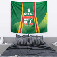 Custom Lithuania Basketball Tapestry Hoops Reach For the Sky