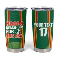 Custom Lithuania Basketball Tumbler Cup Hoops Reach For the Sky